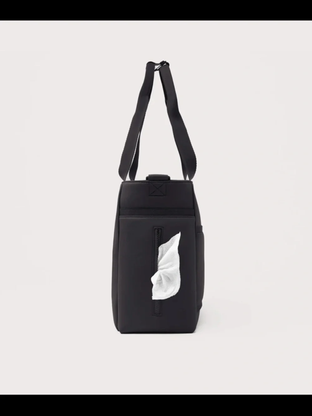 Dagne Dover Wade Diaper Tote in Onyx Black